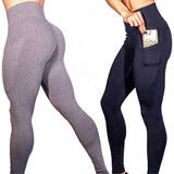 Push Up Black Leggings Women Fshion High Waist Workout  Leggings | eprolo