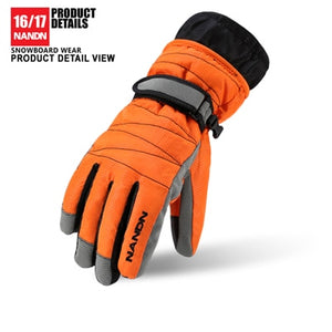 NANDN Ski Waterproof Unisex Winter Gloves