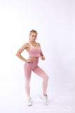 Women Sport Suit Fitness Tracksuit Gradient Seamless