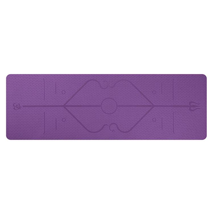 Yoga Mat with Position Line Non Slip Carpet Mat