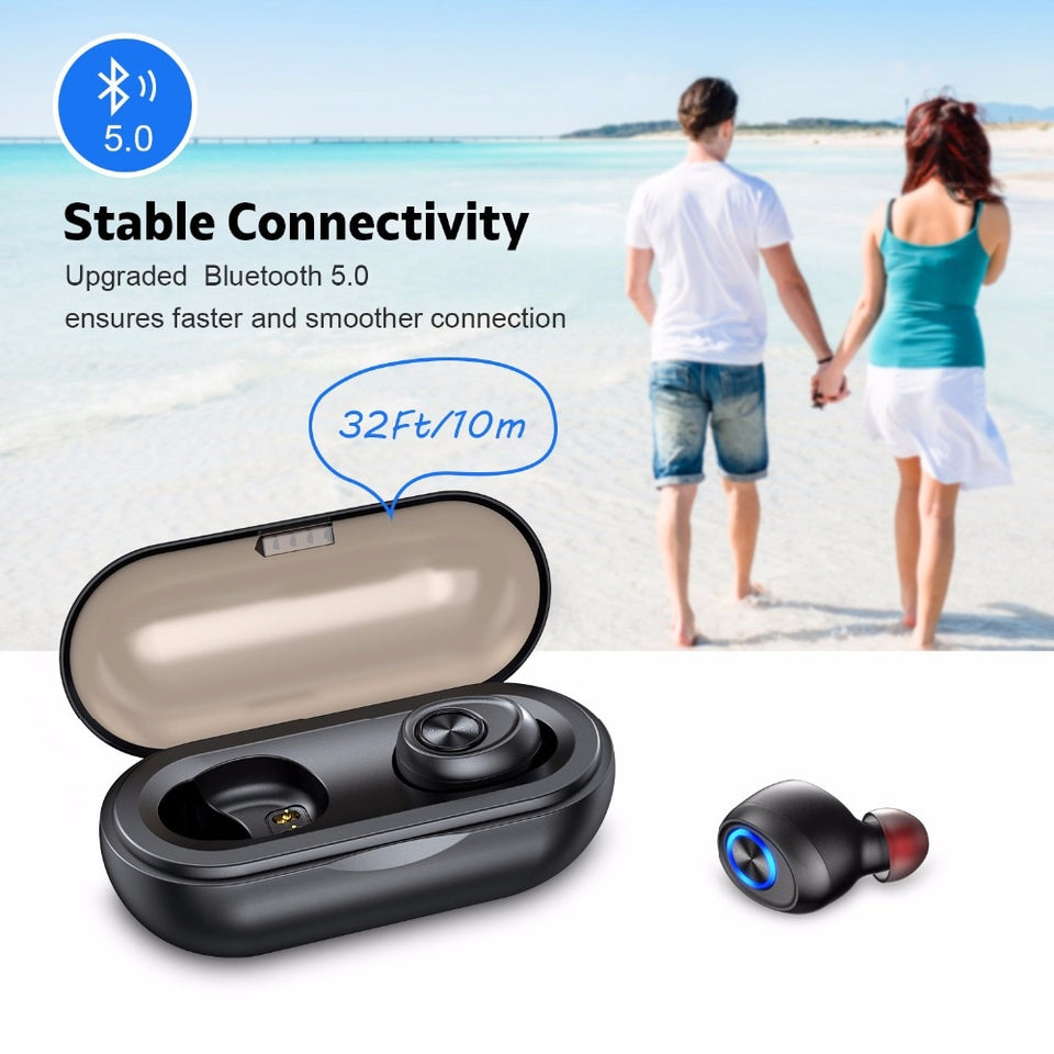 Anomoibuds Capsule TWS Wireless Earbuds V5.0 Bluetooth