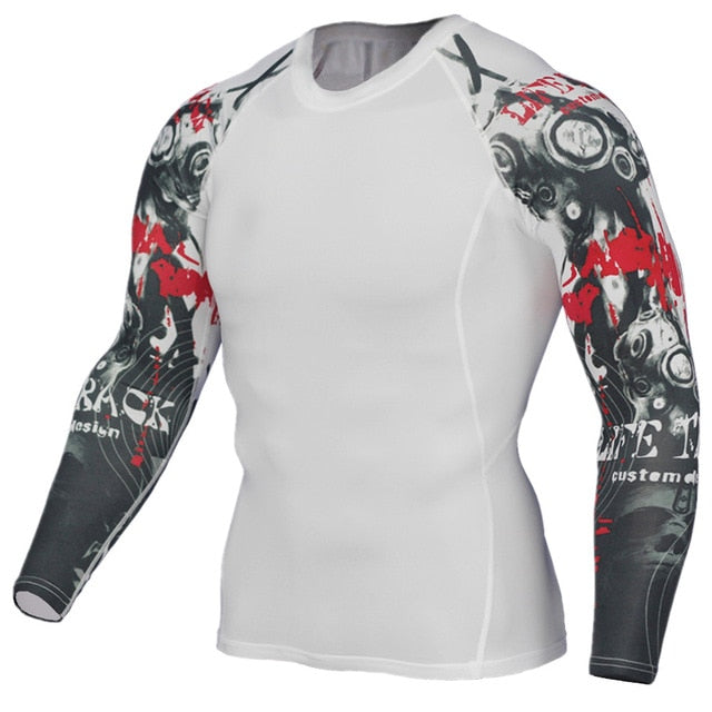 Mens Compression Shirts 3D Teen Wolf Jerseys Long Sleeve T Shirt | eprolo