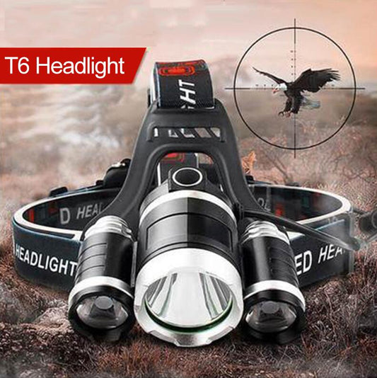 Faro LED para acampar y pescar 