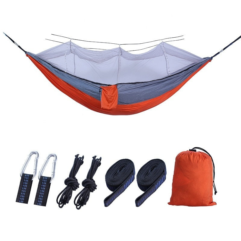 Bourette spinning 210T Nylon Hammock Outdoor