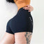 Summer Running Shorts Women Black  Quick Dry Gym Sport Shorts | eprolo