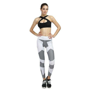 Maryigean Mesh Pattern Print  Fitness Leggings for Women | eprolo