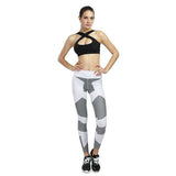 Maryigean Mesh Pattern Print  Fitness Leggings for Women | eprolo