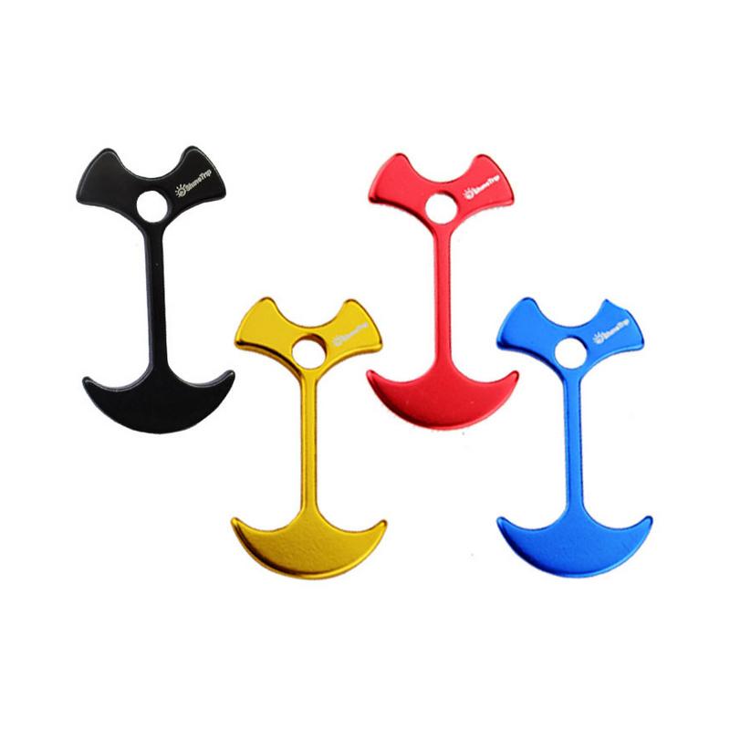 Shinetrip 4 pcs  Aluminum Camping Tent Nail Fishbone  Anchor