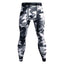 Pantalones de compresión de camuflaje para hombre, mallas deportivas ajustadas 