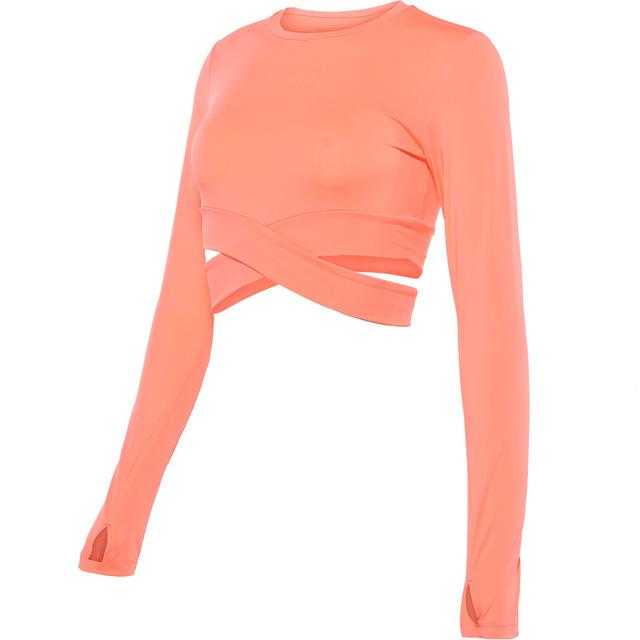 Yoga T-shirts Women Long Sleeve Running Tees Quick Dry Fitness Gymwear | eprolo