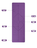 Yoga Mat with Position Line Non Slip Carpet Mat