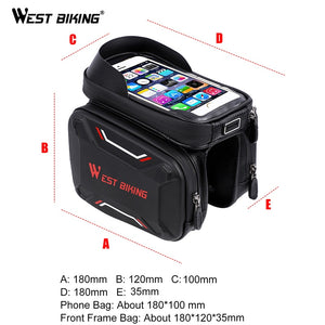 WEST BIKING Bicycle Bag Front Frame High-quality for MTB | eprolo