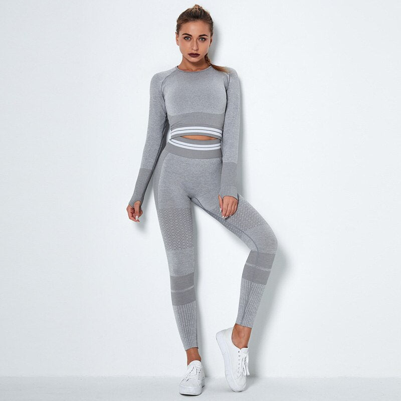 4Pcs Women Vital Seamless Fitness Set