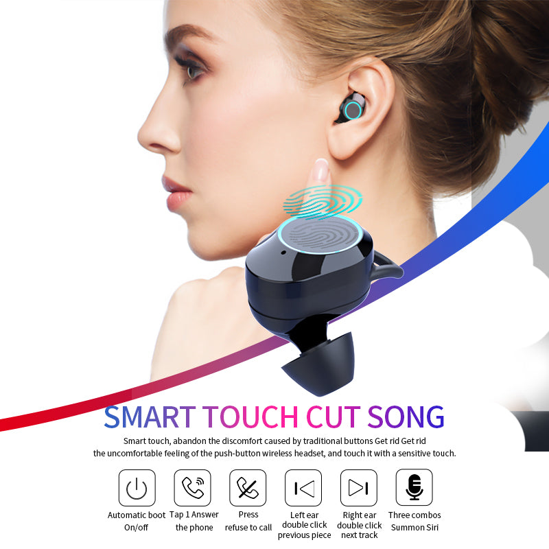 Bluetooth Stereo Earphone Wireless IPX67 Waterproof