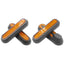 4pcs Protect Wheels Cover Hubs Cap Protective Warn Shells Reflective Stickers for Scooter
