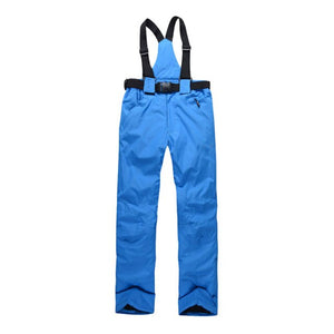 Outdoor Sports Suspenders Windproof Waterproof Winter Trousers