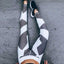 Maryigean Mesh Pattern Print  Fitness Leggings for Women | eprolo