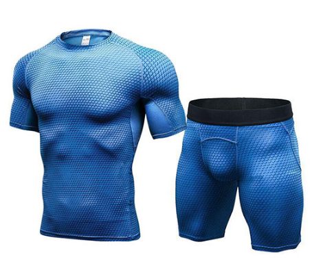 FANNAI Brand Mens Running set T Shirt and shorts  Compression Tights | eprolo