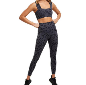 High Waist Women Seamless Yoga Pants Leopard