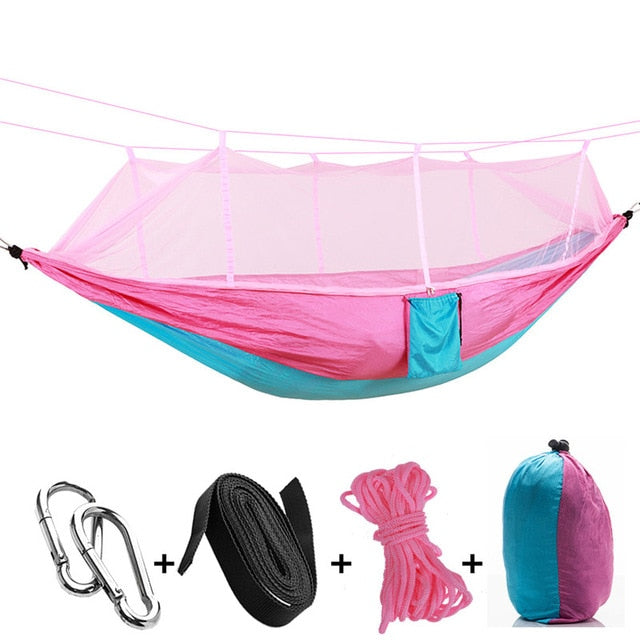 1/2 Person Outdoor Mosquito Net Hammock