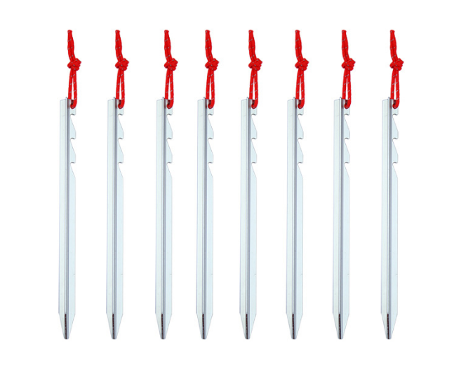 Shinetrip 6pcs/lot adjustable touch point aluminum tent pegs