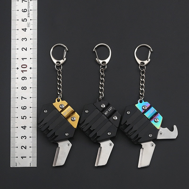 14 In 1 Multifunctional Edc Keychain