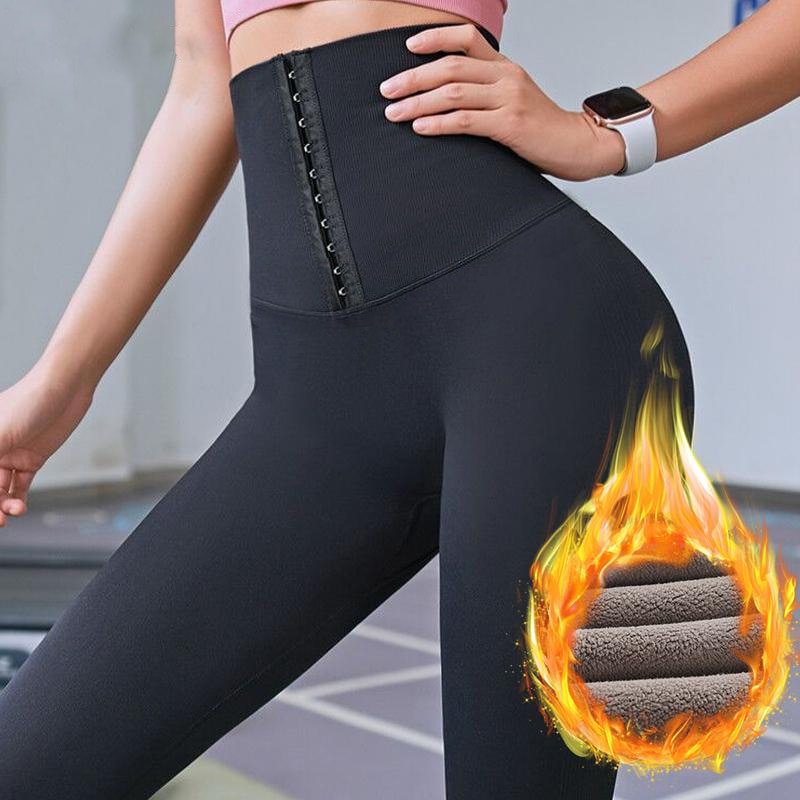 Solid Warm Fitness Leggings