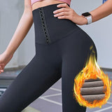 Solid Warm Fitness Leggings