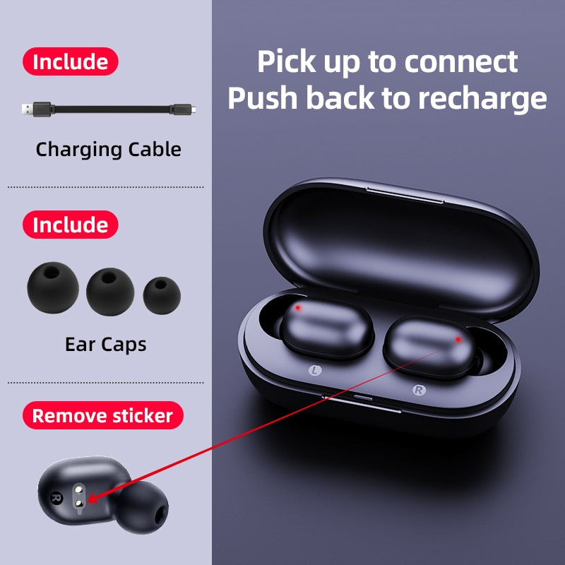 Haylou GT1 TWS Fingerprint Touch Bluetooth Earphones