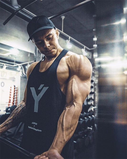 Summer Tank Top Bodybuilding Stringer Gym Sleeveless Undershirt
