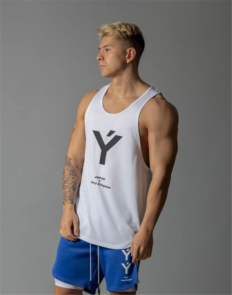 Summer Tank Top Bodybuilding Stringer Gym Sleeveless Undershirt