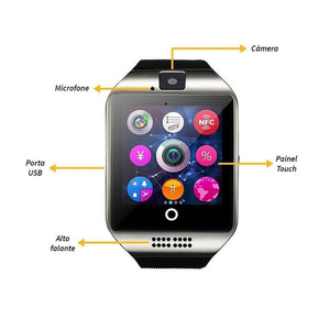 Bluetooth Smart Watch Q18 With Camera IOS/ANDROID