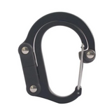 D-type aluminum alloy carabiner multi-function hang buckle