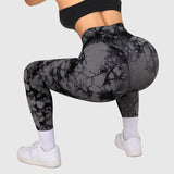 Seamless Tie Dye  Yoga  Gym Leggings