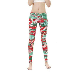 Christmas Legging Printed Woman Leggings Christmas Lollipops Leggins women pant | GYMFIT24.COM