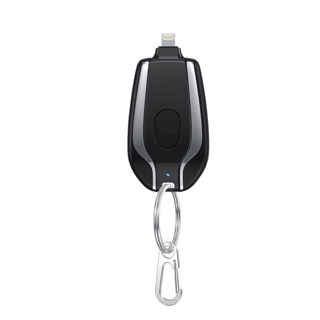 Cargador de llavero con minicargador de emergencia de 1500 mAh