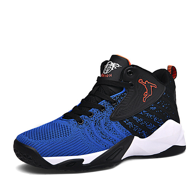 Zapatillas de tenis Flying Net de caña alta para hombre, todas con zapatillas para correr ligeras