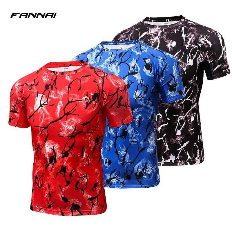 FANNAI Compression Shirts Base Layer Men Running Short | eprolo