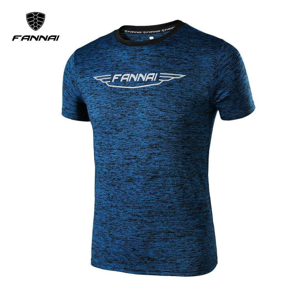 FANNAI Mens Sports Shirts  Running Short Sleeves Training Exericise | GYMFIT24.COM