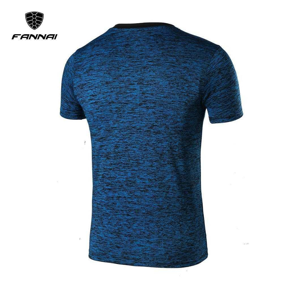 FANNAI Mens Sports Shirts  Running Short Sleeves Training Exericise | GYMFIT24.COM