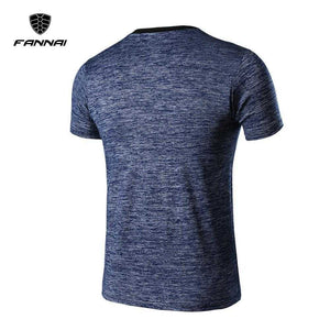 FANNAI Mens Sports Shirts  Running Short Sleeves Training Exericise | GYMFIT24.COM