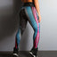Honeycomb Letter Printed Women Fitness Leggings | eprolo