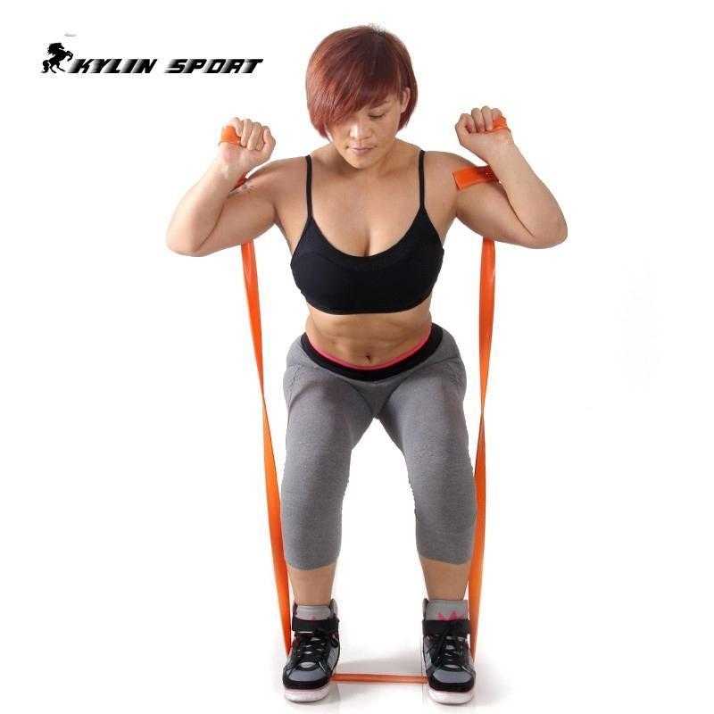 KYLIN 2.5m Orange resistance band Flat rubber band rubber band   of rope | eprolo