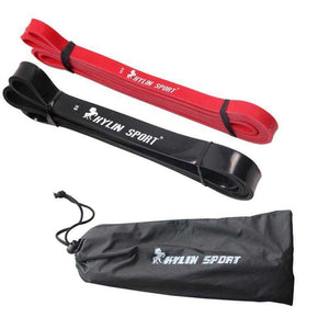 KYLIN Red and black combination cheaper natural latex 41" strength resistance bands | GYMFIT24.COM