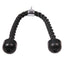 Kylin sport black arm resistance bicep rope press pull down cable attachment gym fitness exercise