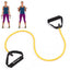 Kylin yellow resistance stretch band tube yoga pilates fitness muscle exercise workout belt | eprolo