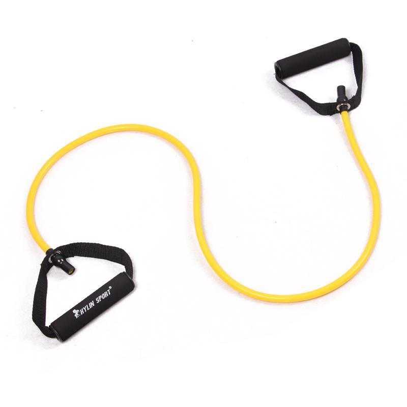 Kylin yellow resistance stretch band tube yoga pilates fitness muscle exercise workout belt | eprolo