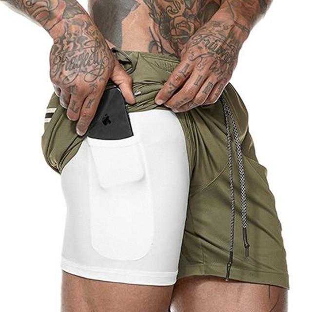 Men's 2 in 1 Running Shorts Mens | eprolo