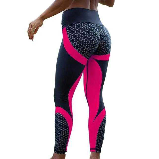 Mesh Pattern Print Leggings Fitness Leggings For Women | eprolo