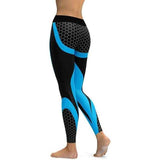 Mesh Pattern Print Leggings fitness Leggings For Women | eprolo